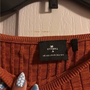 Thrills Rust Mini Dress